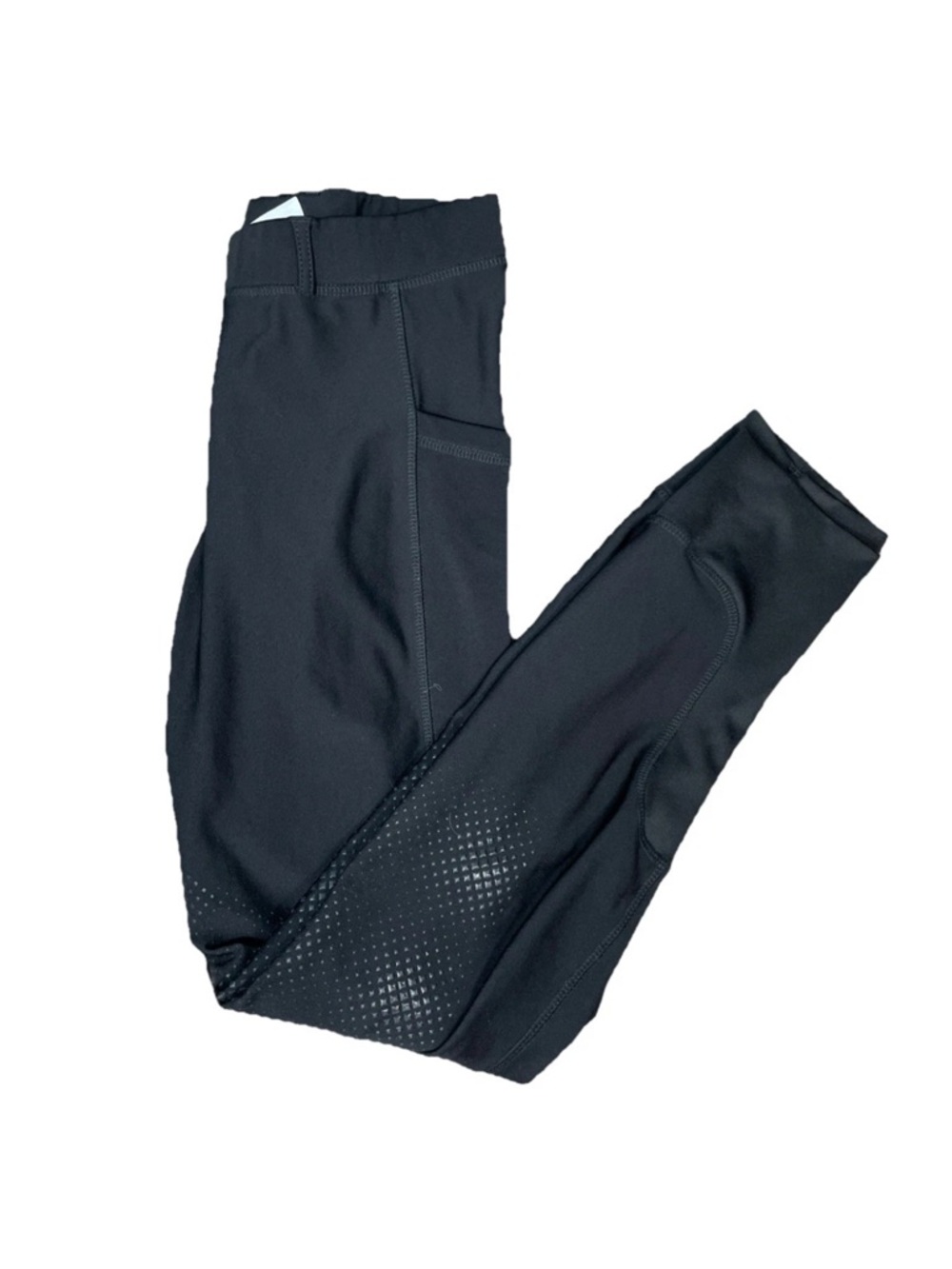 Ovation Riding Breeches Womens Black Full Seat Grip Equestrian Pants Stretch